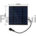 thumbnail image 2 of For Solar Hydroponics Submersible Pump With 7 Nozzles Water Pump Filter, 2 of 5