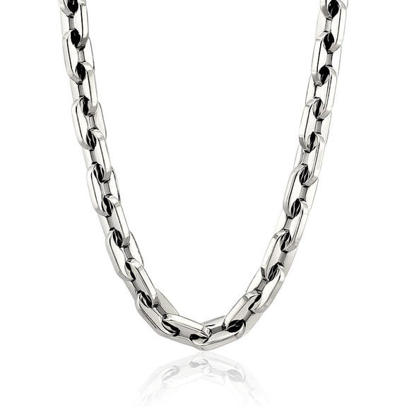 Fashion 316L Stainless Steel Chain Necklace for Men Women Hip Hop Punk Link Chain Chokers Gold sliver Metal Collar