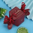 thumbnail image 4 of Caja de papel para dulces con forma de caramelo única, contenedor para boda, fiesta, Baby Shower, color rojo oscuro, 50 Uds., 4 of 8