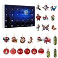 thumbnail image 4 of Countdown Calendar Countdown Calendar With Surprise Holiday Advent Hanging Santa For Festive Season Countdown Clock Set, 4 of 6