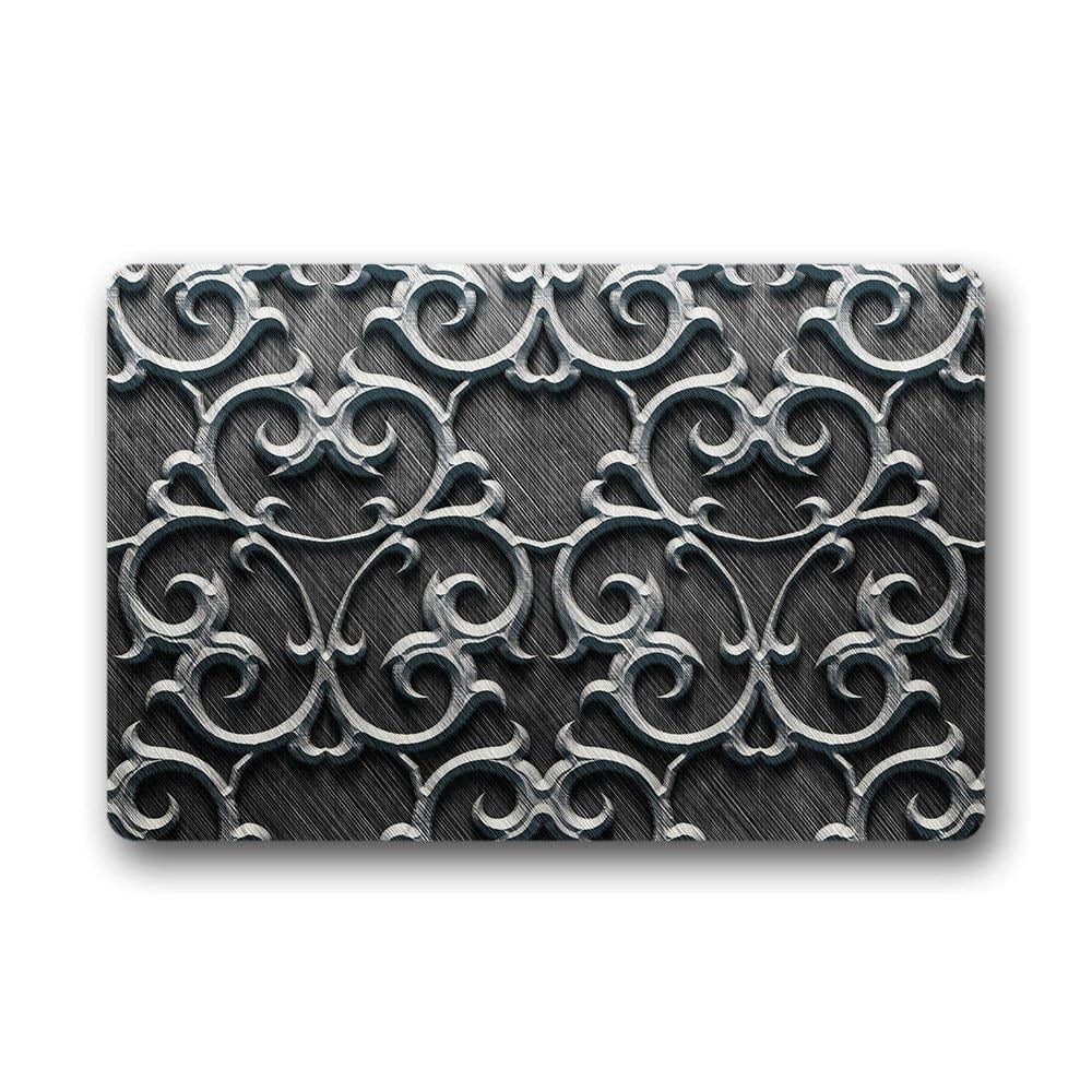 CADecor Metal Doormat Indoor Outdoor Floor Rug 30x18 inches - Walmart.com