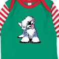 thumbnail image 4 of Inktastic Old English Sheepdog Boys or Girls Long Sleeve Baby Bodysuit, 4 of 5