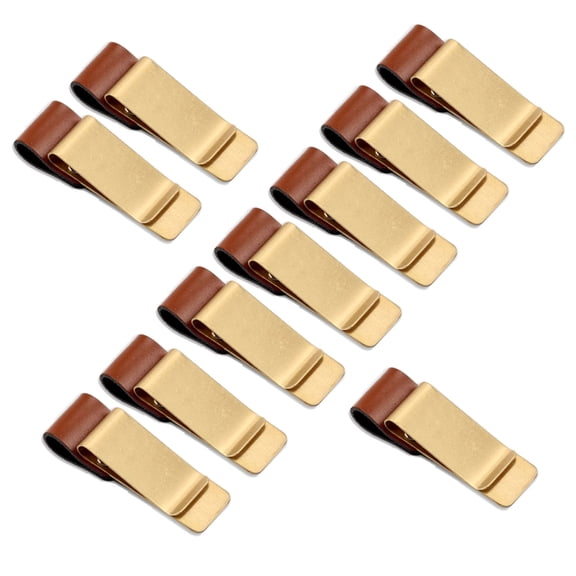 10 Pcs Pen Looped Holder Metal Pen Holder Pen Looped with Clip for Journal Planner