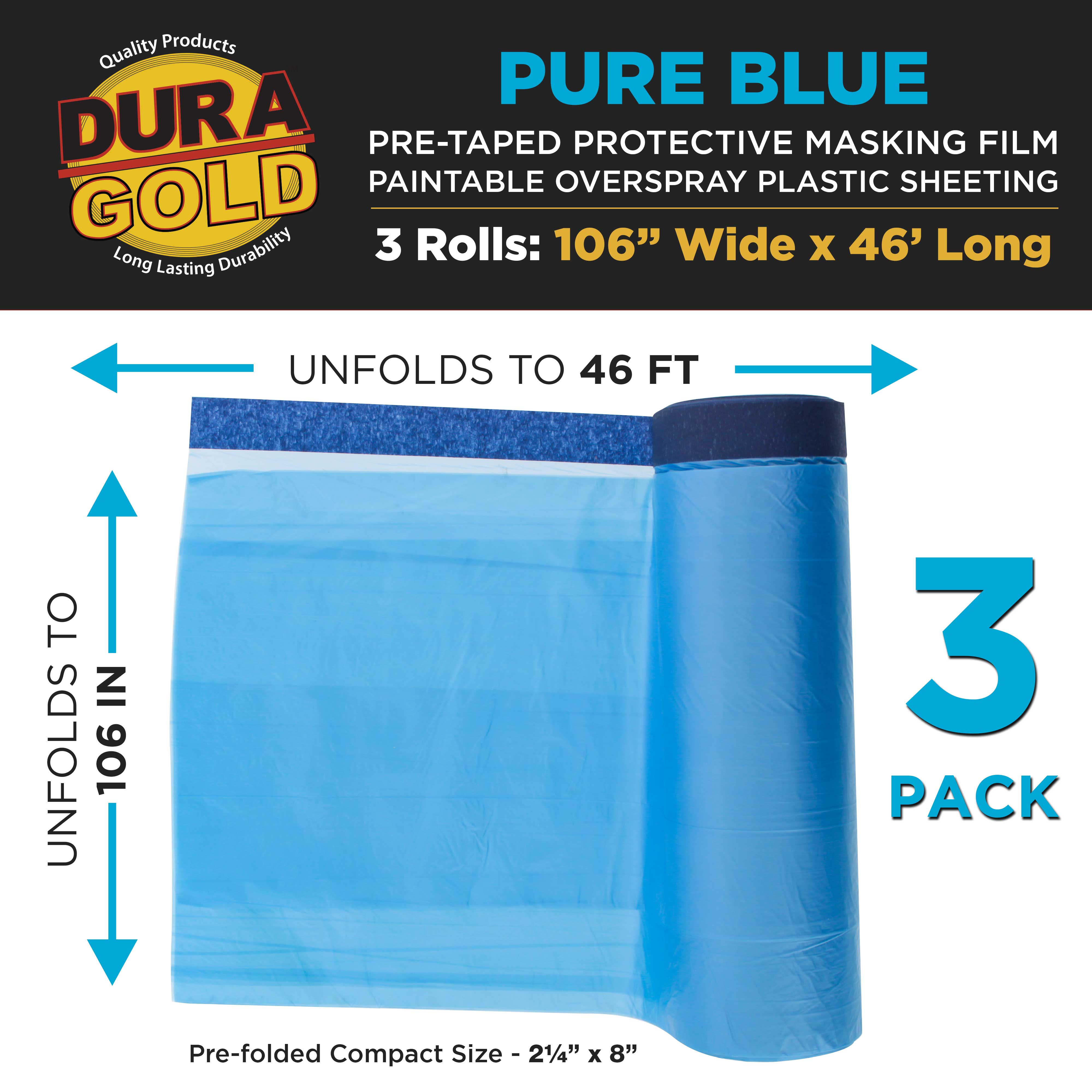Dura-Gold Pure Blue Masking Film – 95