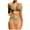 Khaki, variant on Zuesphe Womens Swimsuits One Piece Modest Womens Bathing Suits 2 Piece Cheeky Womens Swimwear One Piece Tankini Swimsuits Flounce Halter