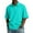 Cyan -BF06, variant on Inglocry Men's Polo Shirts Short Sleeve 3 Buttons Collared Golf Classic Fit Casual Performance T-Shirt Light Brown 2XL