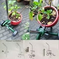 VIMOA Potted Plant Mover Dolly Green with Rubber Flat Free Round Wheels
