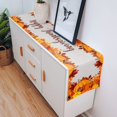 thumbnail image 4 of Thanksgiving Maple Leaves Table Runners 70 Inches Long Washable Wooden Plank Table Runner for Round Table Kitchen Coffee Dining End Table Living Room Use, 4 of 8