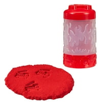 Wonder Factory Never Dry Single Sand – Red- Never Dries Out and Gluten Free Ages 3 