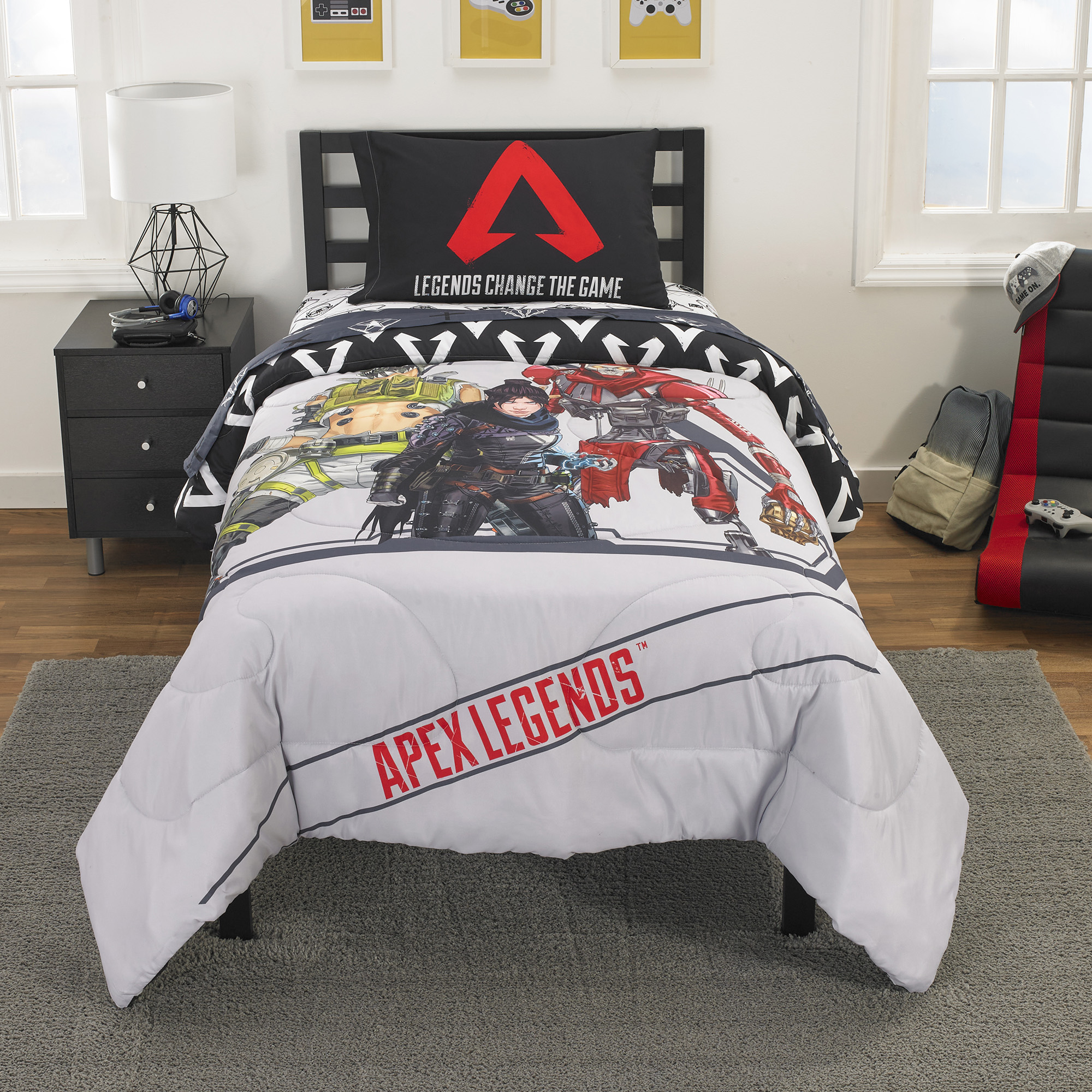 Apex Legends Microfiber BedinaBag Bedding Bundle Set, Comforter and