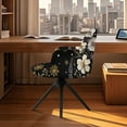 thumbnail image 3 of Xixirimido Butterfly Moon Daisy Flower Pattern Stretch Office Chair Cover Desk Chair Cover for Armrest Chair Universal Swivel Chair Slipcovers Mid Back Accent Dining Chair Protector, 3 of 7