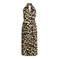 thumbnail image 4 of Sofia Jeans Women's Pleated Halter Midi Dress, Mid Calf Length, Sizes XS-XXXL, 4 of 4
