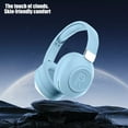 thumbnail image 6 of COFEST Bluetooth 5.3 Over-Ear Headphones with 40mm Drivers, 30-Hour Battery, AUX & HD Call Quality - Ideal for Gamers & Music Lovers Blue, 6 of 8