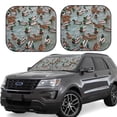 thumbnail image 1 of Saiise Mallard Ducks Swimming for Foldable Car Sun Shades (2-Pack) Offer Sun Protection with an Easy-fold Design for Convenient Windshield Shading-Small, 1 of 6