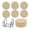B, variant on 6Pcs Bohemian Coasters, Coasters Set of 6 for Drinks, Large Coasters for Coffee Table, Tabletop Protection for Hot & Cold Drinks, Versatile Coasters for Home Decor, Non-Slip & Easy to Clean, C