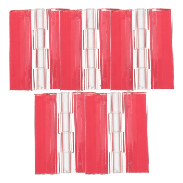 HOOWIFFY 5Ud Bisagras Plegables Transparentes Para Manualidades Sin Ruido Y Resistentes