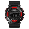 thumbnail image 2 of Wuztai Men's Digital LED Sport Watch, Date Display Electronic Watch with Alarm, Outdoor Military Style Watch, 2 of 4