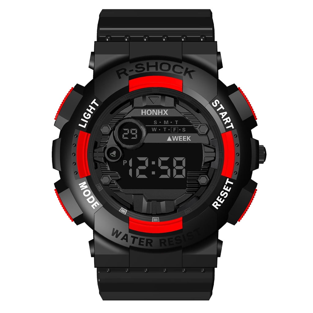 Clearance Mens Digital LED Watch Date Sport Men Outdoor Electronic Watch Clearance Items Sale Items Today26 Daily Deals Sale Deal 27 Walmart