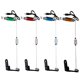 thumbnail image 1 of Mundano Irfora 4Pcs Iron Fishing Bite Alarm Hanger Swinger LED Indicador iluminado Irfora Mundano, 1 of 7