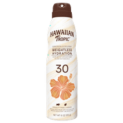 Hawaiian Tropic Silk Hydration Weightless Spray Sunscreen 6 Oz, 30 SPF, 12 Hour Moisturization, Water Resistant (80 Minutes) Sunblock