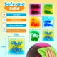 thumbnail image 3 of Alfombrillas de juego líquidas Sensory Floor Tiles SMALL FISH, paquete de 6, 3 of 8