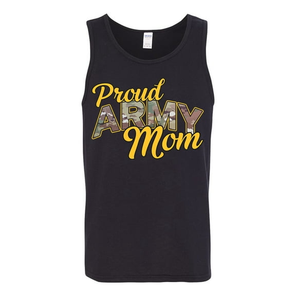 Wild Bobby U.S. Army Proud Mom Men Tank Top