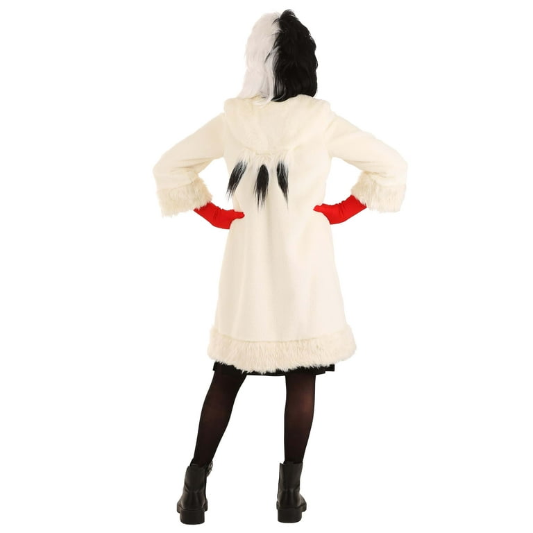 Disney Women's Deluxe Cruella De Vil Coat Costume
