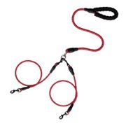 Sentmoon Dog Leash Dog Leashes O-Tangle2Dog Leash Main Lead Rope with Padded Handle Two Detachable Leash Splitters Heavy-Duty Clip
