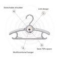 thumbnail image 4 of Perchas Retráctiles De Plástico Multifuncional Perchero De Ropa De Viaje Portátil Perchas De Ropa Retráctiles Con Clips Para Ropa De Bebé Uso En Interiores Y Exteriores Monstrate HA028460-02, 4 of 5