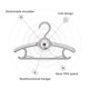 thumbnail image 4 of Perchas Retráctiles De Plástico Multifuncional Perchero De Ropa De Viaje Portátil Perchas De Ropa Retráctiles Con Clips Para Ropa De Bebé Uso En Interiores Y Exteriores Cateissary HA028460-02, 4 of 5