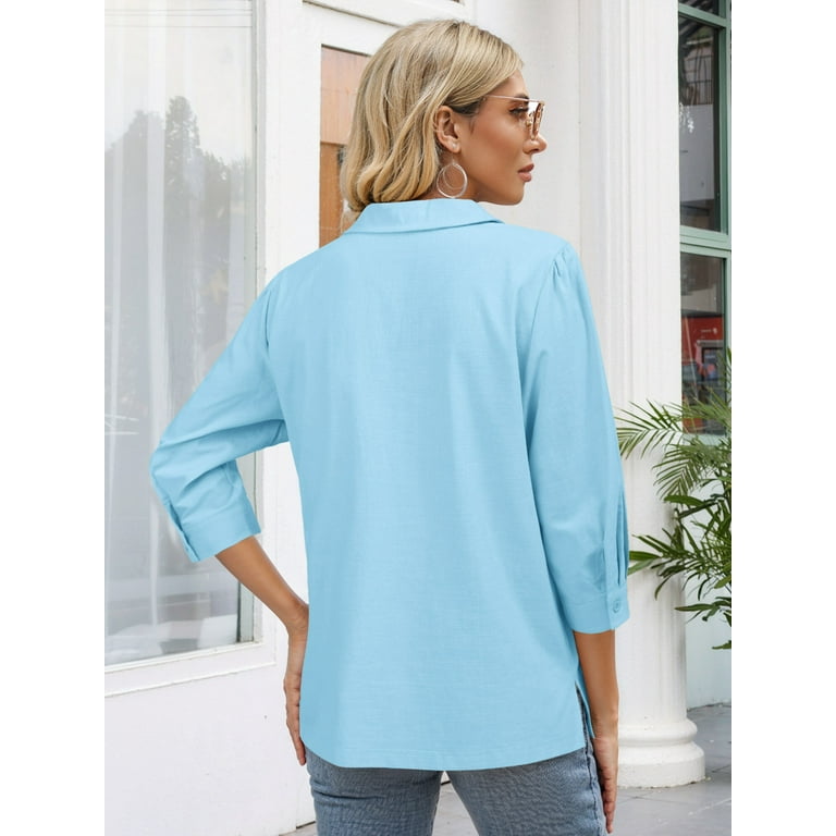 トップス short cardigan ZXZY Short Sleeve Cardigan Peplum Blouse V-Neck Relaxed Fit