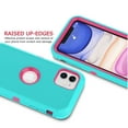 thumbnail image 4 of iPhone 11 Cases, Sturdy Phone Case for Apple iPhone 11 6.1", Tekcoo Full-Body Shockproof Protection Heavy Duty Armor Hard Plastic & Shock Absorption Rubber Rugged Bumper 3-in-1 Case Cover, 4 of 7
