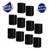 Theater Solutions TS425ODB Indoor or Outdoor Speakers Weatherproof Mountable Black 5 Pair Pack