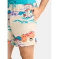 thumbnail image 4 of Neff Men's & Big Men's Graphic Swim Trunks, Sizes S-3XL, 4 of 5
