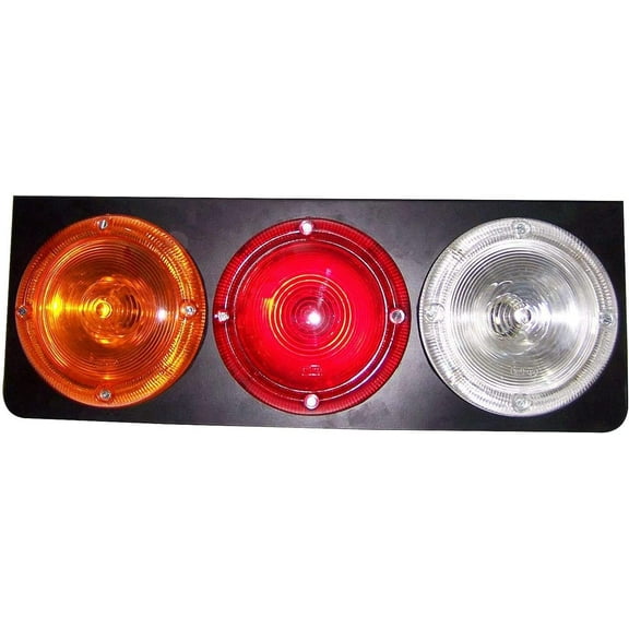 Bajato Rear Combination Light Assembly Tail Lights with Metal Body and 24v Bulbs Suitable for Trucks Trailers Cars Buses Off Road Vehicles and Universal Application - Left Side