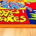 thumbnail image 4 of Allstar Kids / Baby Room Area Rug. Snakes and Crocodiles with Numbers. Playful and Vibrant Colors (4' 11" x 6' 11"), 4 of 4