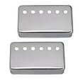 thumbnail image 4 of Durable 2 uds cubiertas para pastillas de guitarras eléctricas cuello + puente, con tornillos de montaje, suministro de Luthier Plata, 4 of 8