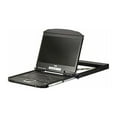 thumbnail image 2 of Aten 1U Ultra Short Depth Single Rail 18.5" WideScreen LCD Console CL3700NW, 2 of 3