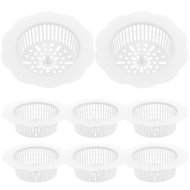 8pcs filtro de ducha filtro de alimentos filtros de fregadero de alimentos filtros de drenaje de alcantarillado cubiertas de drenaje filtros de drenaje para piso