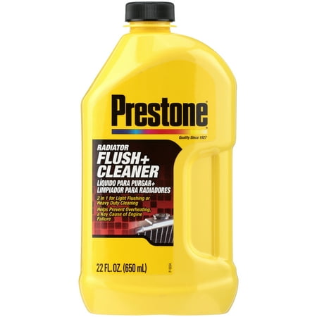 PrestoneÂ® Radiator Flush + Cleaner 22 fl. oz. (Best Coolant Flush Chemical)