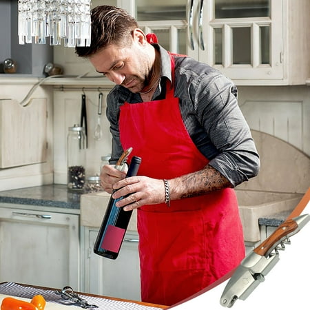 

YiBai Log Handle Bottle Opener Multifunctional Portable Knife Bottle Opener Wine Wine Bottle Opener C