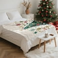 thumbnail image 6 of JLFNYA Christmas Blanket, 40" x 60" Christmas Throw Blanket, Christmas Blankets, Christmas Blankets for Couch Sofa Bed, Flannel Forest Snow Scene Thickened Printed Blanket, Christmas Gifts for Women, 6 of 8