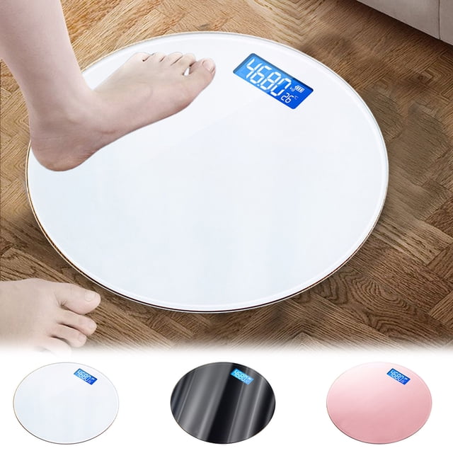 Sentmoon Body Scale Body Weight Scale Digital Scale Weighing Scales Home Weighing Glass Pane USB Charging with Temperature Measurement Function Maximum support of 180kg