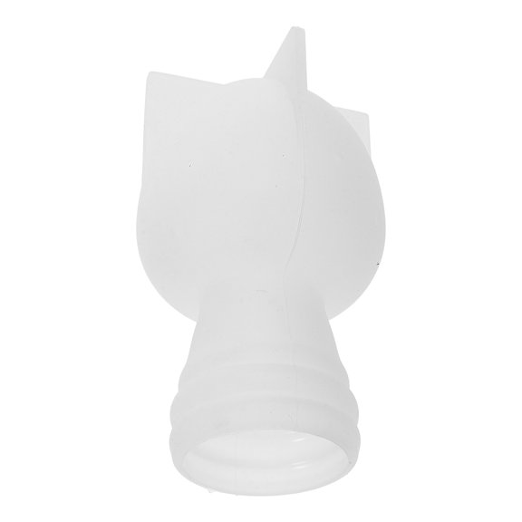 ETEREAUTY Reusable White Silicone Candle Mold for DIY Small Dessert Cone Candles