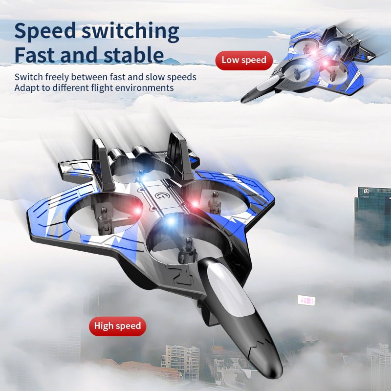 Radio Control Airplanes,Foam RC Airplane Jet  ,With 2 Batteries, RC Planes for Kids Adults 8-16, 360° Flip Fighter Jet Toys, Stunt Roll, Airplane drone for kids Toy Gifts