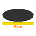 thumbnail image 4 of Cubierta para Alberca Circular Bestway 16 ft Negra Plástico Resistente, 4 of 5