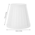 thumbnail image 4 of 1pc Wall Light Lampshade Delicate Lamp Cover Household Table Light Accessory, 4 of 9