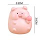 thumbnail image 2 of Adorno Pig You Happy Muñeco cerdito adorable Artesanía en micro resina Estudiante, 2 of 4