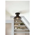 thumbnail image 4 of allen + roth Yordan 1-Light 8.5-in Matte Bronze Semi Flush Mount Light, 4 of 5