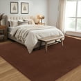 thumbnail image 5 of Memoryfield Ultra Soft Area Rug, 5'x7' Fluffy Non Slip Carpet for Living Room Bedroom Home Decor, Brown, 5 of 10